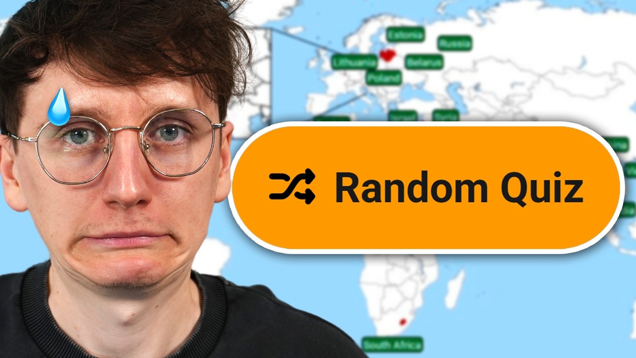 Video thumbnail for Playing Random Geography Quizzes On Sporcle (no skips!)