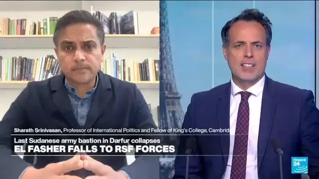 'Video thumbnail for New horrors emerge after RSF taking of Sudan’s el-Fasher: An analysis by professor Srinivasan'