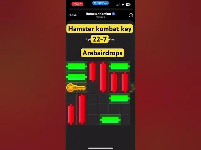 Video thumbnail for Hamster kombat daily key 22-july #music #beats #hamster kombat#hamsterkombatdailycombo  ter