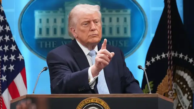 Video thumbnail for Trump warns Iran against retaliation for ‘this very justified’ US attack