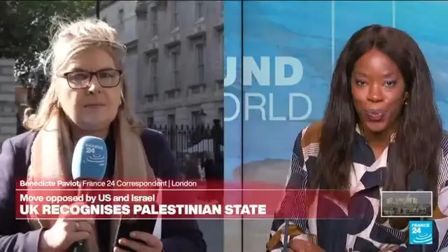 'Video thumbnail for British PM Starmer says "two-state solution is the best hope for peace and security"'