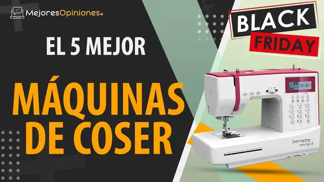 Video thumbnail for 🚩 MEJOR MÁQUINA DE COSER - Black Friday 2021 (Comparación y guía de compra)
