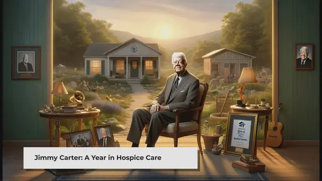 Video thumbnail for Jimmy Carter: A Year in  Hospice Care