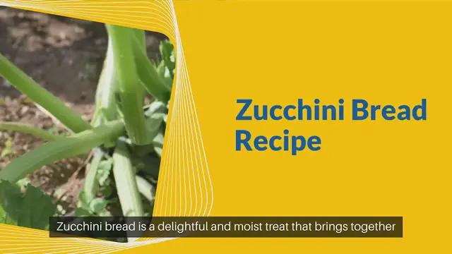 Video thumbnail for Zucchini bread recipe