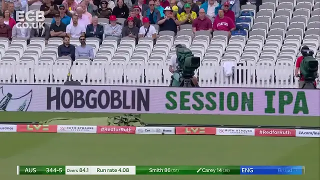 Video thumbnail for The Ashes 2023   England v Australia 2nd Test at Lords Day 2 Jun 29th 2023