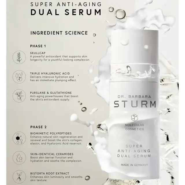 'Video thumbnail for Dr. Barbara Sturm Super Anti-Aging Dual Serum 50mL'