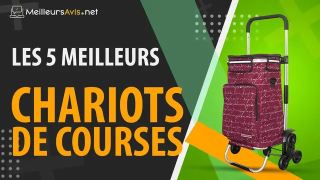 Video thumbnail for ⭐️ MEILLEUR CHARIOT DE COURSES - Avis & Guide d'achat (Comparatif 2021)