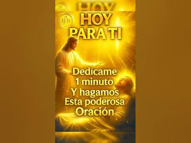 Video thumbnail for Dedicame 1 minuto y hagamos esta oración