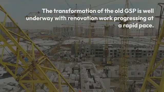 Video thumbnail for The transformation of the old GSP is well underway with renovation work progressing at a rapid pace