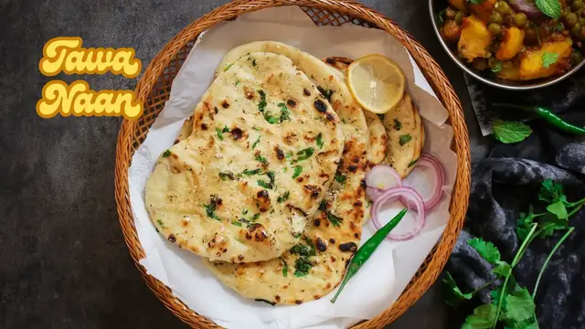 Video thumbnail for Tawa Naan Cook without Oven Recipe
