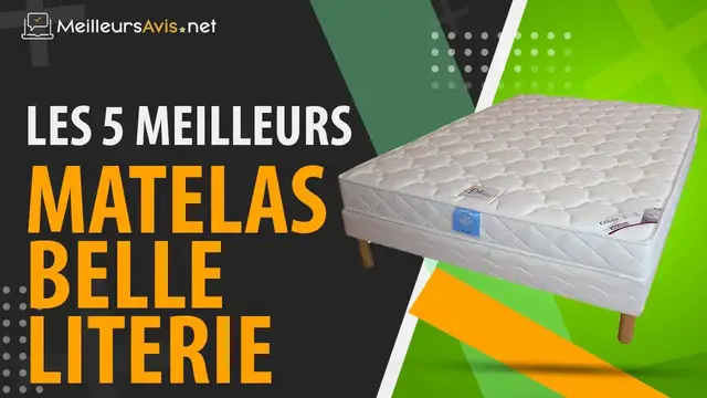 Video thumbnail for ⭐️ MEILLEUR MATELAS BELLE LITERIE - Avis & Guide d'achat (Comparatif 2021)