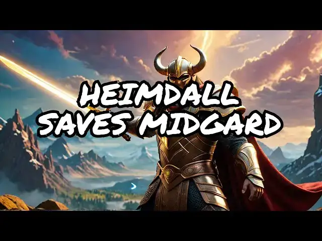 Video thumbnail for How Heimdall Saved Midgard: A Heroic Tale of the Unknown Threat ⚔️