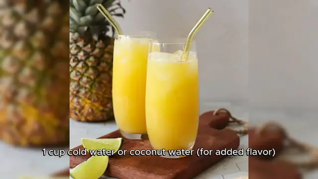 Video thumbnail for Pineapple Juice Recipe