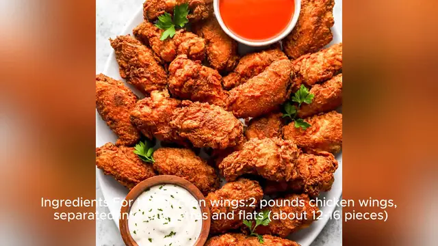 Video thumbnail for fried chicken wings recipe