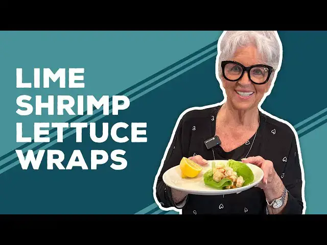 Video thumbnail for Love & Best Dishes: Lime Shrimp Lettuce Wraps Recipe | Healthy Lunch Ideas