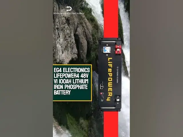 Video thumbnail for EG4 Electronics LiFePower4 48V V1 100Ah Lithium Iron Phosphate Battery