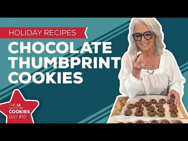 Video thumbnail for Holiday Cooking & Baking: Chocolate Thumbprint Cookies Recipe - Day 10 of Christmas Cookies