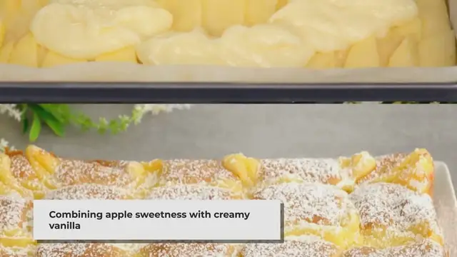 Video thumbnail for Delightful Apple Vanilla Pudding Cake