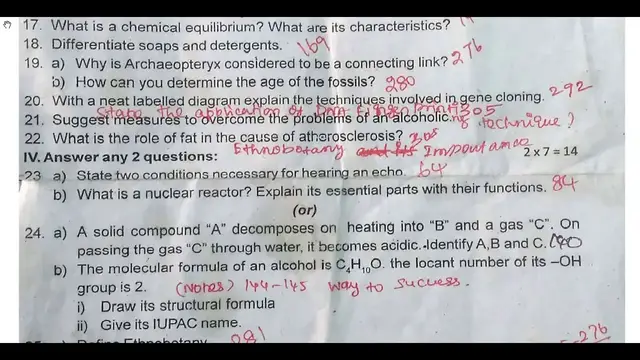 Video thumbnail for 10th Science 2nd MidTerm Question Paper 2019-20 | Perambalur District | English Medium