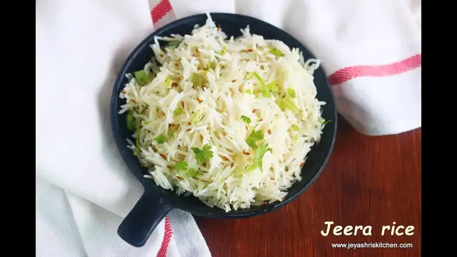Video thumbnail for Jeera rice recipe, How to make perfect Restaurant style  jeera rice in pressure cooker