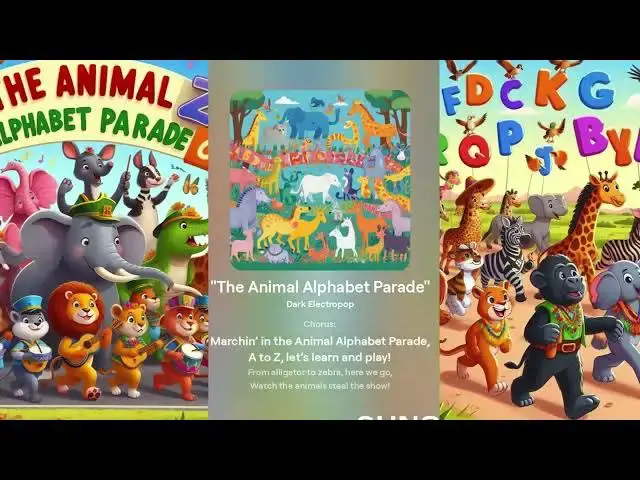 Video thumbnail for The Animal Alphabet Parade