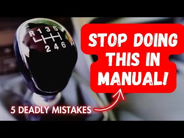 Video thumbnail for 5 DEADLY Mistakes Manual Drivers Make (Don’t Do These!)