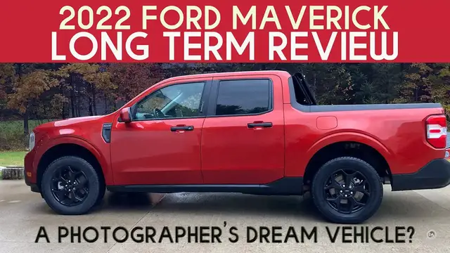 'Video thumbnail for 2022 Ford Maverick Hybrid Long Term Review:  A Great Active Lifestyle Vehicle'