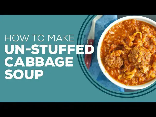 Video thumbnail for Blast From The Past: Un-Stuffed Cabbage Soup with Meatballs Recipe