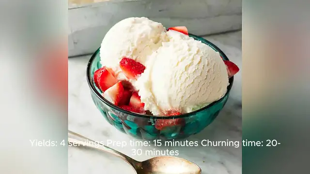 Video thumbnail for ice cream recipe for ice cream maker