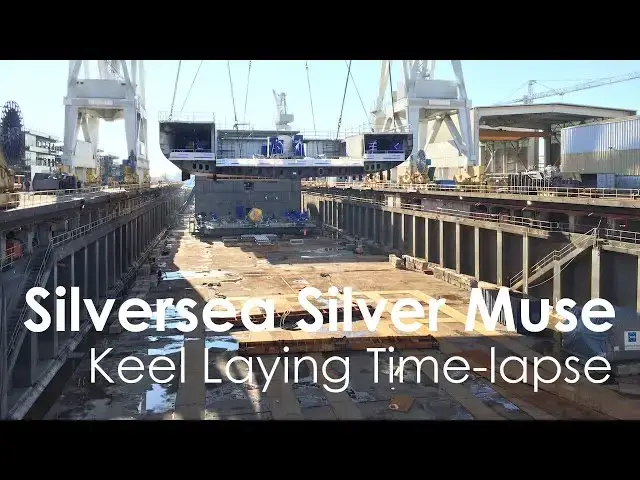 Video thumbnail for Silversea Silver Muse Keel Laying Time-Lapse