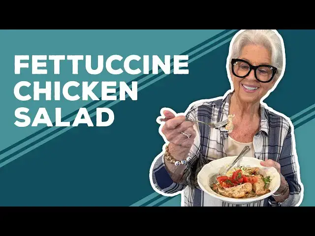 Video thumbnail for Love & Best Dishes: Fettuccine Chicken Salad Recipe | Chicken Pasta Recipes | Chicken Pasta Salad