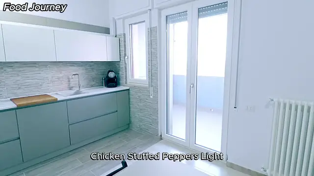 Video thumbnail for Easy Chicken Stuffed Peppers Recipe: Healthy and Delicious