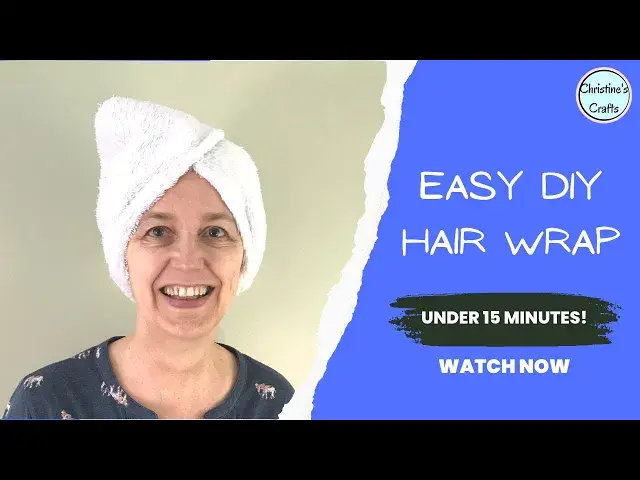 Video thumbnail for How to Easily Create a Hair Towel Wrap in Under 15 Minutes
