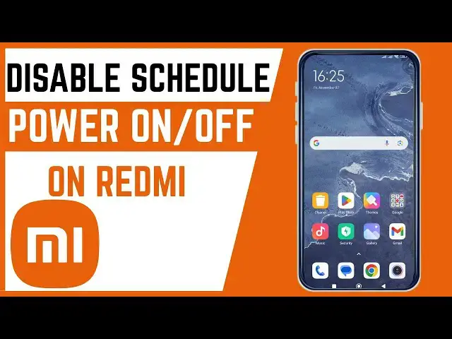 Video thumbnail for How To Disable Schedule Power On/Off On Redmi Smartphone