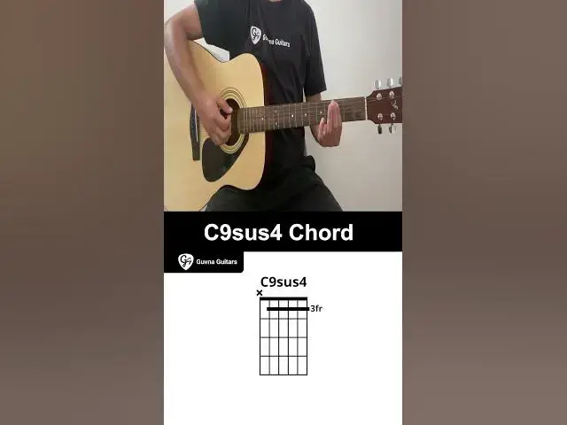 Video thumbnail for How To Play The C9sus4 Chord On Guitar - Guvna Guitars