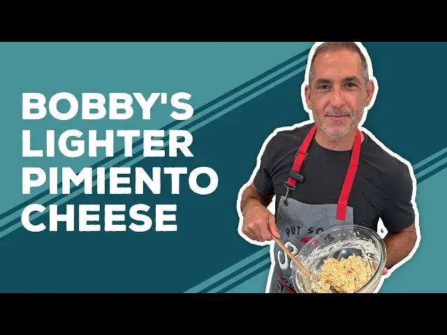 Video thumbnail for Love & Best Dishes: Bobby’s Lighter Pimiento Cheese Recipe | How to Make Pimento Cheese