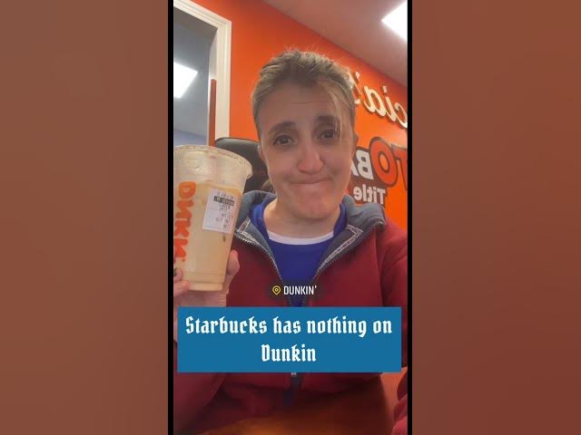 Video thumbnail for Dunkin’ Vs Starbucks