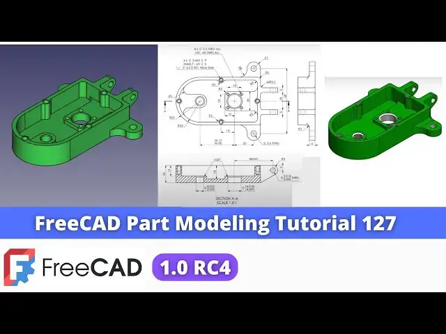 'Video thumbnail for FreeCAD Part Modeling Tutorial 127 | FreeCAD Tutorial | Mechnexus |'