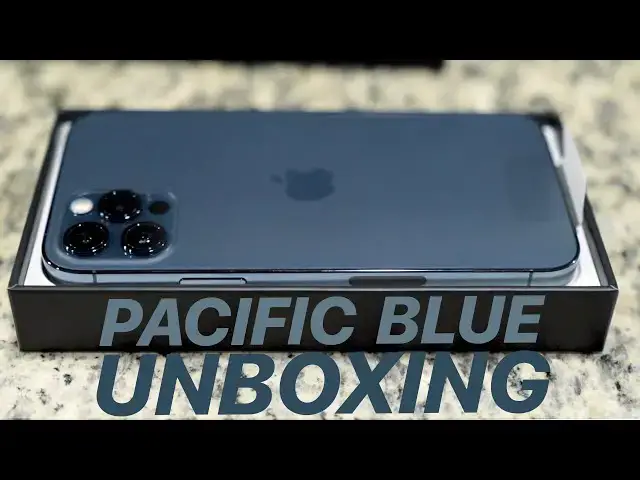 'Video thumbnail for Pacific Blue iPhone 12 Pro Unboxing'