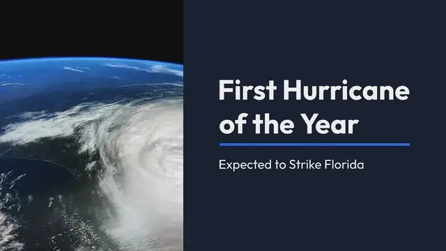 Video thumbnail for Hurricane Debby Intensifies to Category 1, Set to Hit Gulf Coast with Heavy Rain and Surge