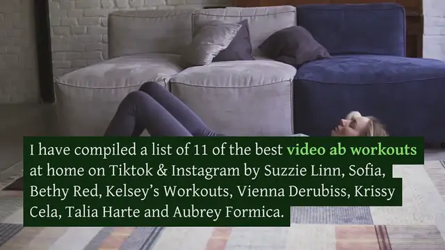 Video thumbnail for Best Ab Workouts At Home On Tiktok & Instagram: