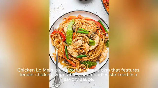 Video thumbnail for chicken lo mein recipe