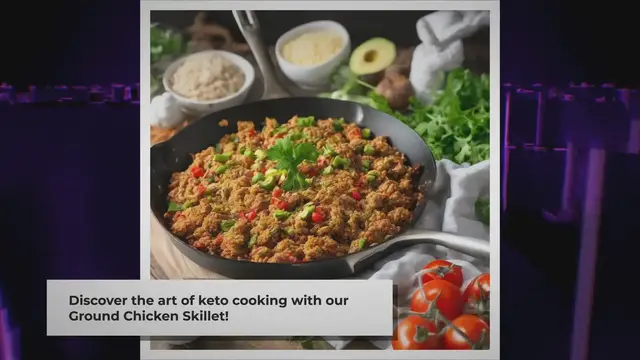 Video thumbnail for Whip Up Keto Magic: Irresistible 30-Min Ground Chicken Skillet!