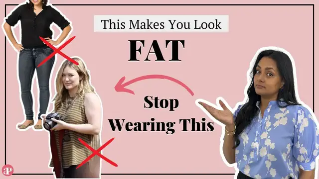 'Video thumbnail for 5 Style Mistakes Making You Look Fat in Your Clothes 😫:  How To Fix Them 🙌🏼'