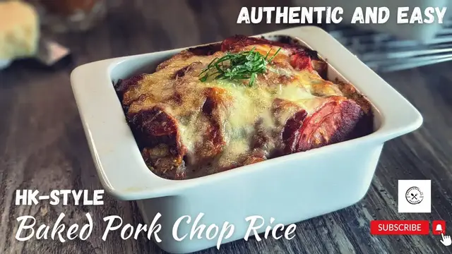Video thumbnail for How to Make AUTHENTIC HK Style Baked Pork Chop Rice at Home @mrs5cookbook