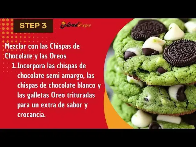 Video thumbnail for Homemade Green Chocolate Chip Cookies – Easy & Fun Recipe for Any Occasion!