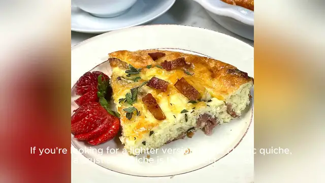 'Video thumbnail for quiche recipe crustless'
