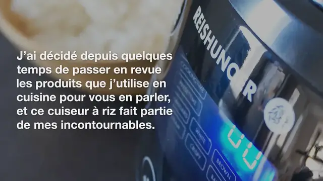 Video thumbnail for Test du cuiseur à riz Reishunger mini