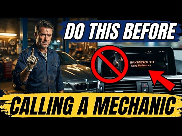 Video thumbnail for BMW Transmission Fault Drive Moderately Fix — DO THIS Before Calling a Mechanic! 98% Rank Score