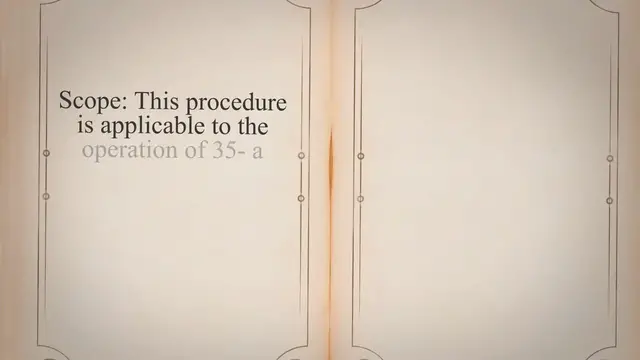 Video thumbnail for SOP on Operation of 35 Station Double Rotary Compression Machine.